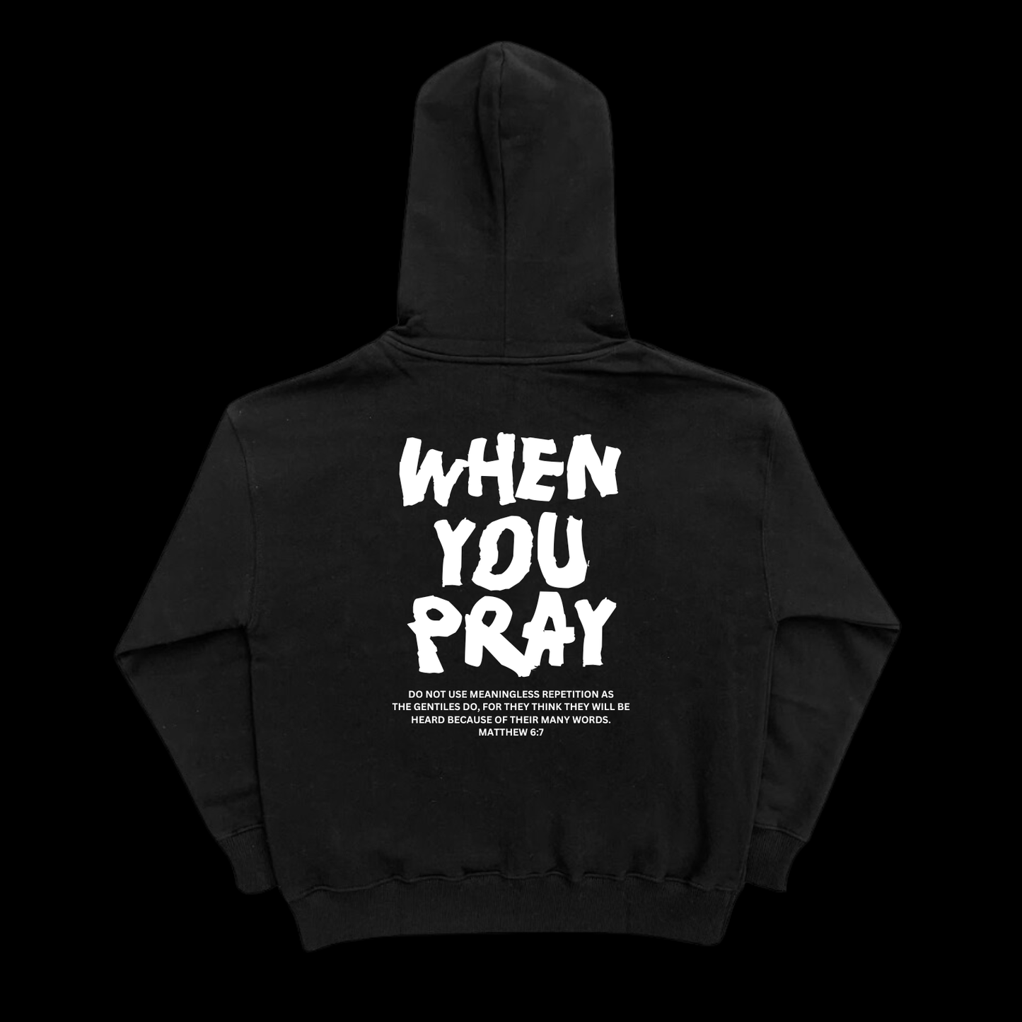 When You Pray Hoodie - But God Clothing