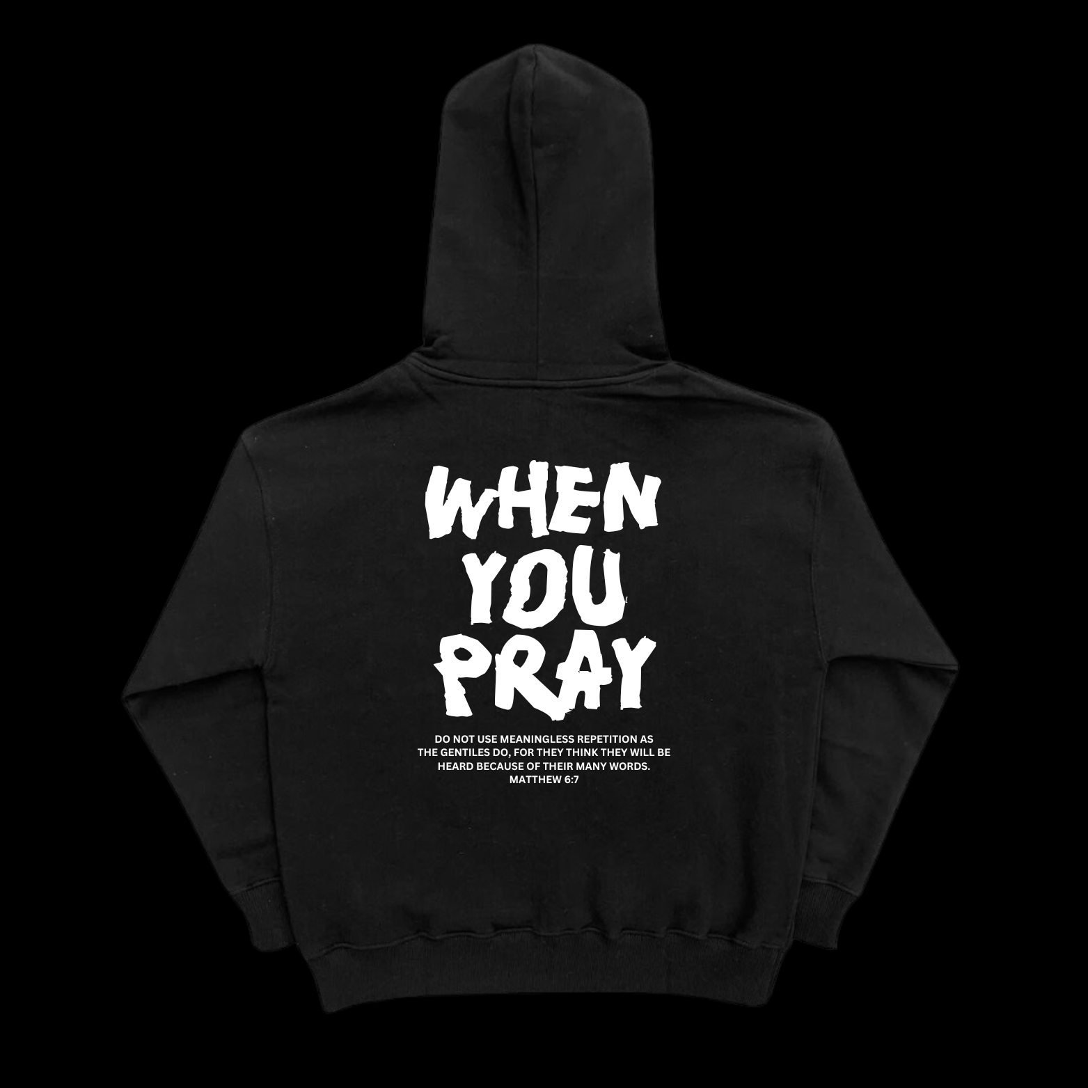 When You Pray Hoodie - But God Clothing